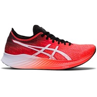 Asics Womens Magic Speed Neutral Running Shoes Runners - Sunrise Red/White