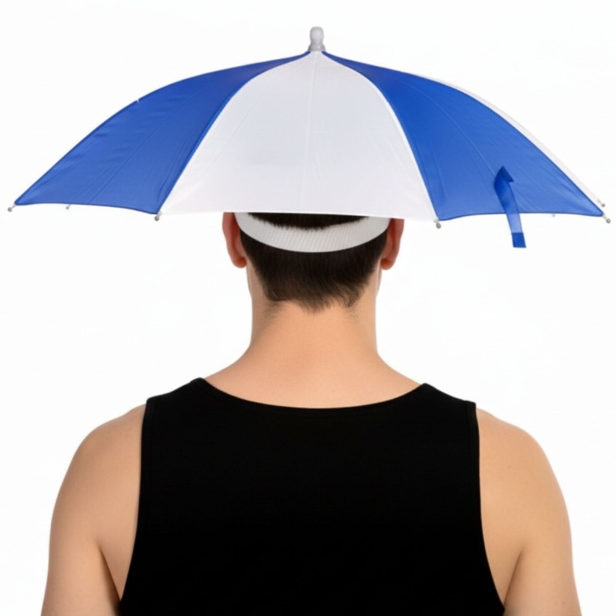 AUSTRALIA UMBRELLA HAT Rain Novelty Cap Costume Outdoor Camping Beach Fishing