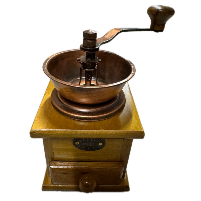 Buy Authentic Wooden Coffee Pepper Grinder Vintage Style Bean Mill MyDeal