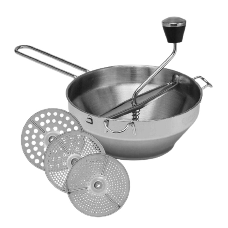 Buy AVANTI Rotary Food Mill + 3 Discs Mouli Potato Ricer Vegetable Food ...