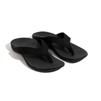 AXIGN Premium Orthotic Arch Support Flip Flops Sandal Thongs Archline - Black