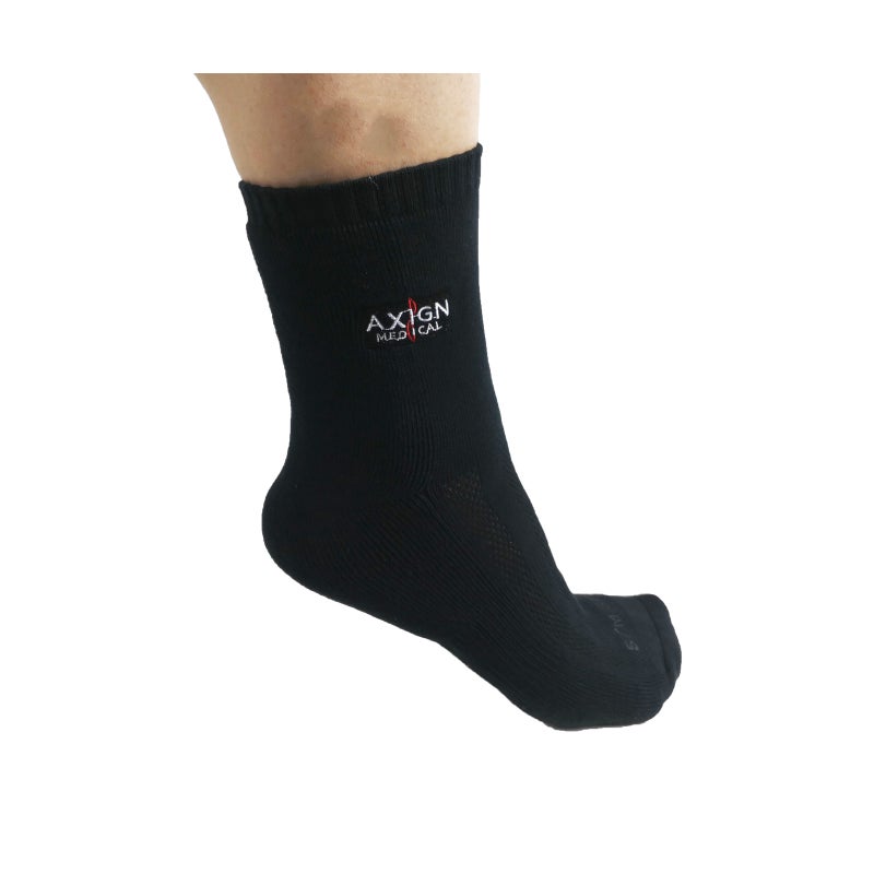 Buy AXIGN Medical Circulation Socks Diabetic Socks - Black - MyDeal