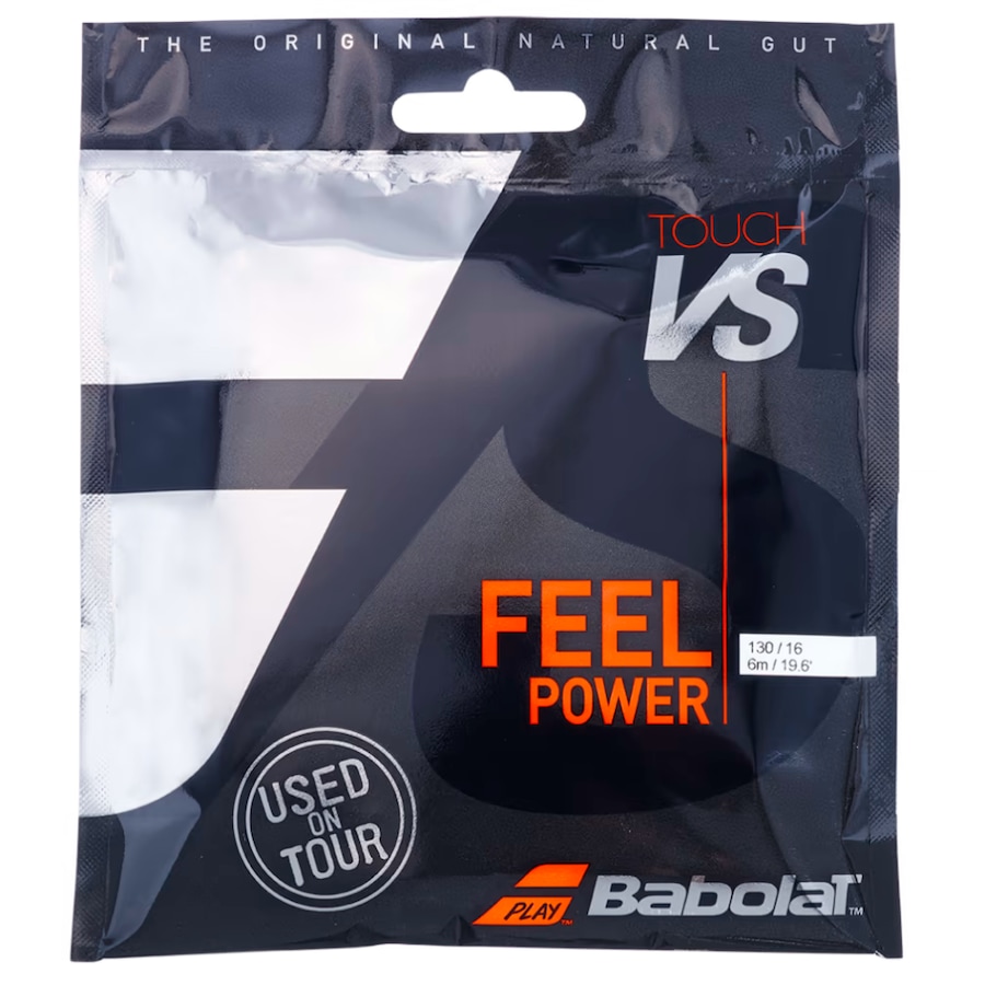 Babolat Touch VS Natural Gut Tennis Racquet Strings 130/16 - 6m (Half Set)