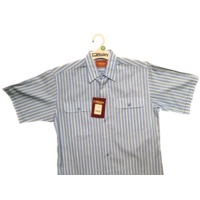 BISLEY SHORT SLEEVE SHIRT Everyday Casual Business Work Cotton Blend Check