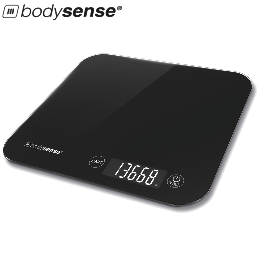 BodySense 15kg High Capacity Digital Kitchen Scale Electronic Weight Balance