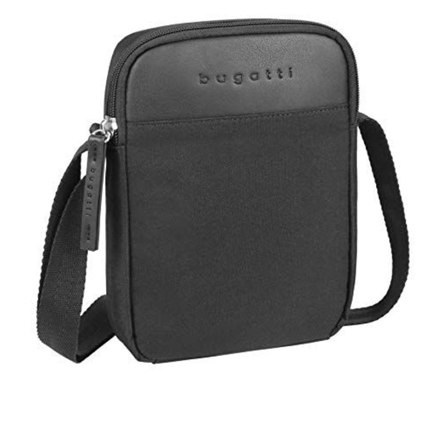 Bugatti City Guide Crossbody Shoulder Bag 24x17cm in Black