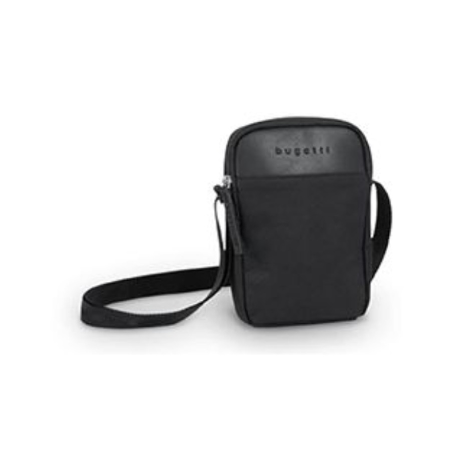 Bugatti City Guide Crossbody Shoulder Bag 24x17cm in Black