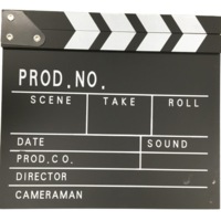 CLAPPER BOARD Director Video Scene Clapperboard TV Movie Film Slate Cut
