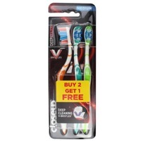 Closeup Pk3 Toothbrush Slim Care Soft Standard Tooth Brush Deep Clean