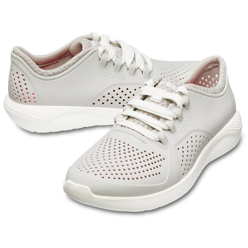 Buy Crocs Women's LiteRide Pacer Shoes Sneakers - Pearl White - MyDeal