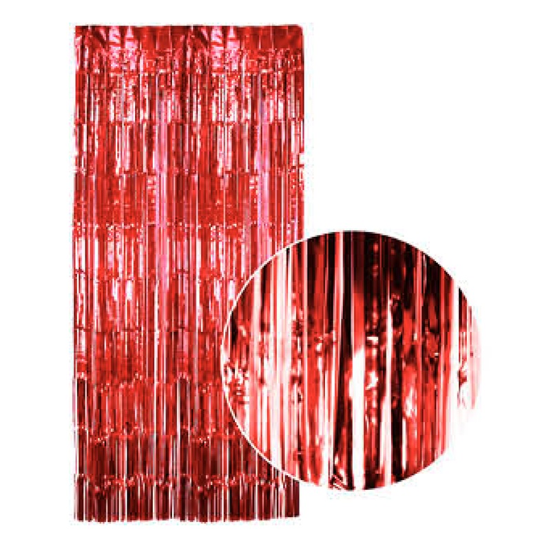 Buy Tinsel Curtain Foil Metallic Fringe Backdrop Party Door Decorations