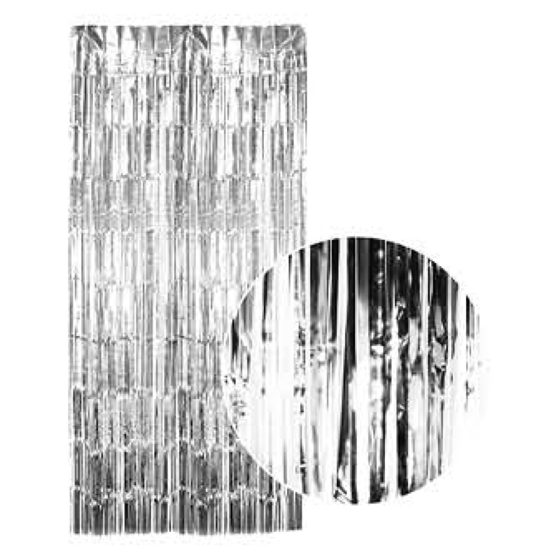 Buy Tinsel Curtain Foil Metallic Fringe Backdrop Party Door Decorations