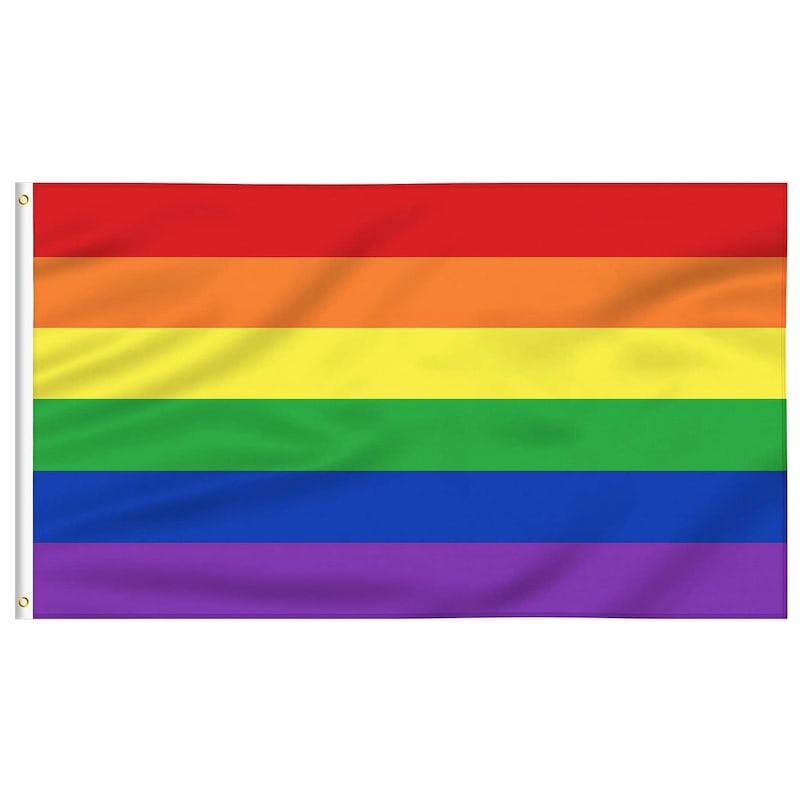 Buy Deluxe Rainbow Gay Pride Flag Outdoor Banner 150x90cm 3x5ft With Metal Eyelets Mydeal 1915