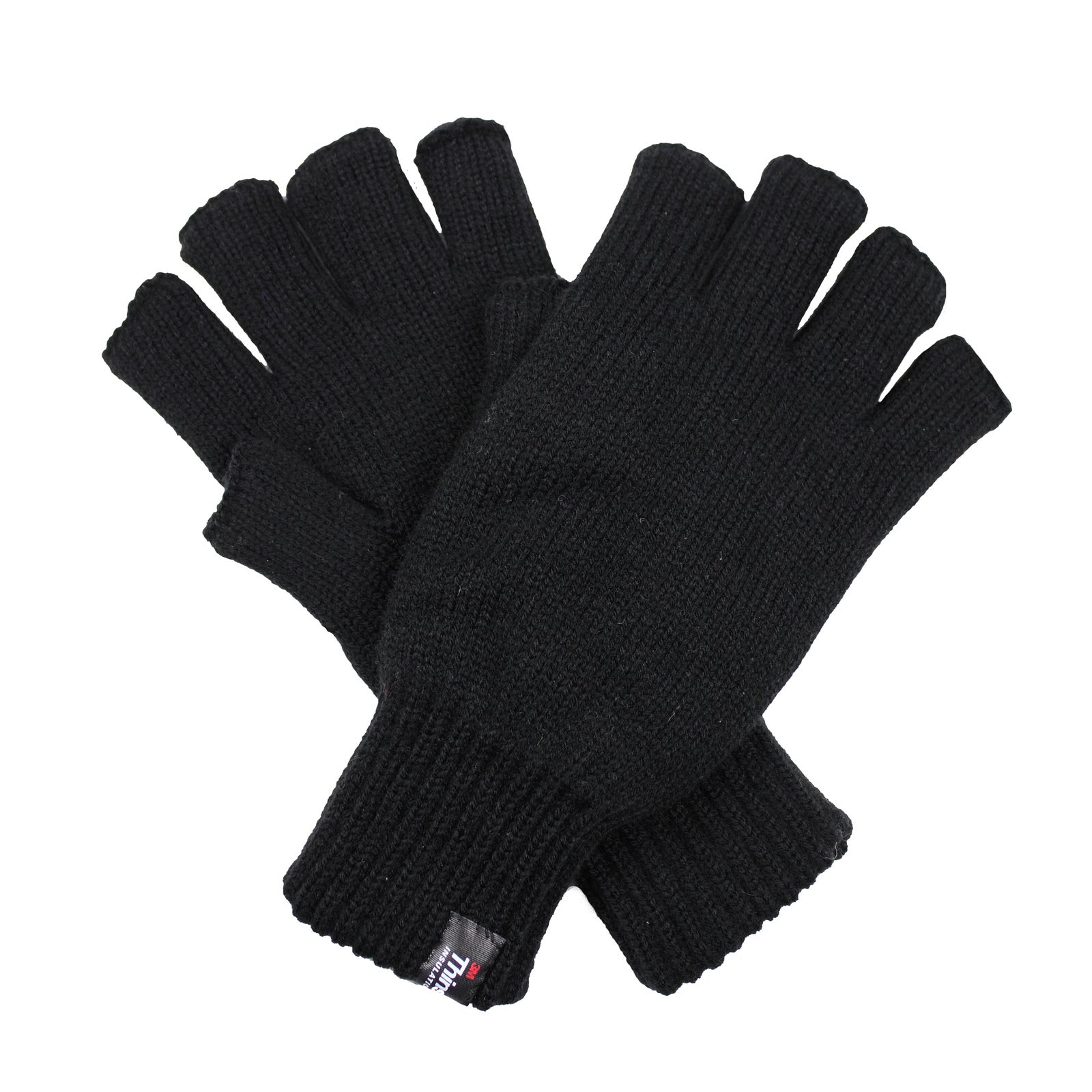 DENTS 3M THINSULATE Polar Fleece Fingerless Gloves Warm Knitted Insulation