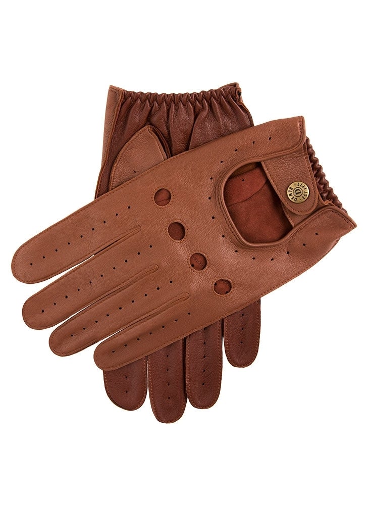 Dents Waverley Mens Leather Driving Gloves - English Tan
