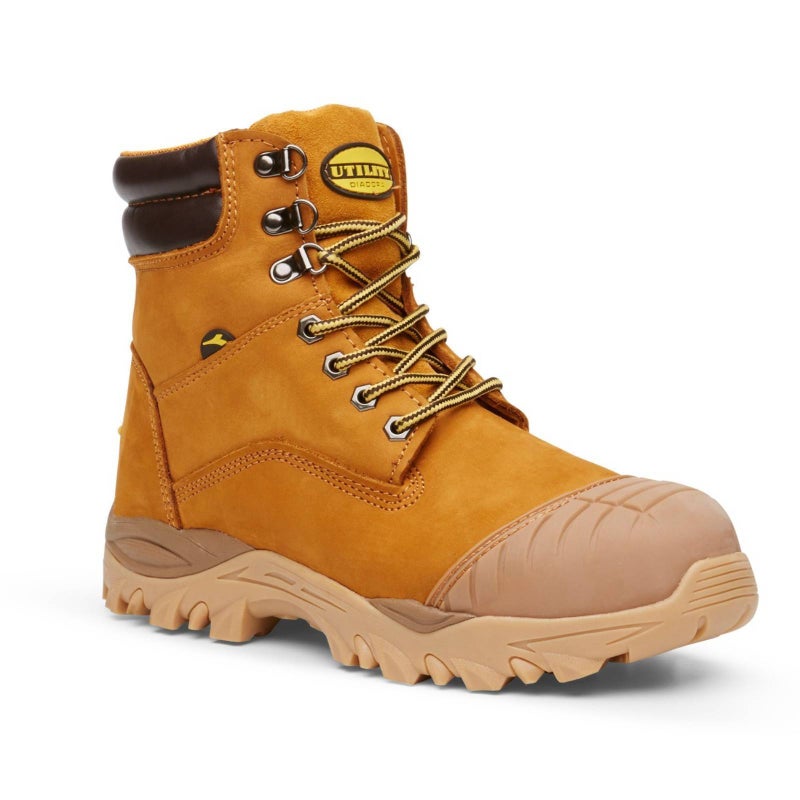 Buy DIADORA Utility Craze w Zip Work Boots Composite Cap Workwear Shoes ...