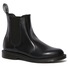 Buy Dr. Martens Womens Flora Leather Kensington Chelsea Boots Shoes - Black Smooth - MyDeal