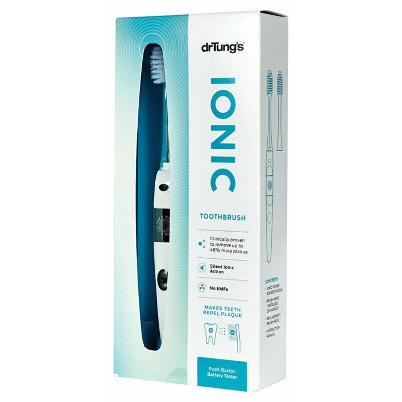 Buy Dr Tung's Ionic Toothbrush w Replacement Head MADE IN JAPAN MyDeal
