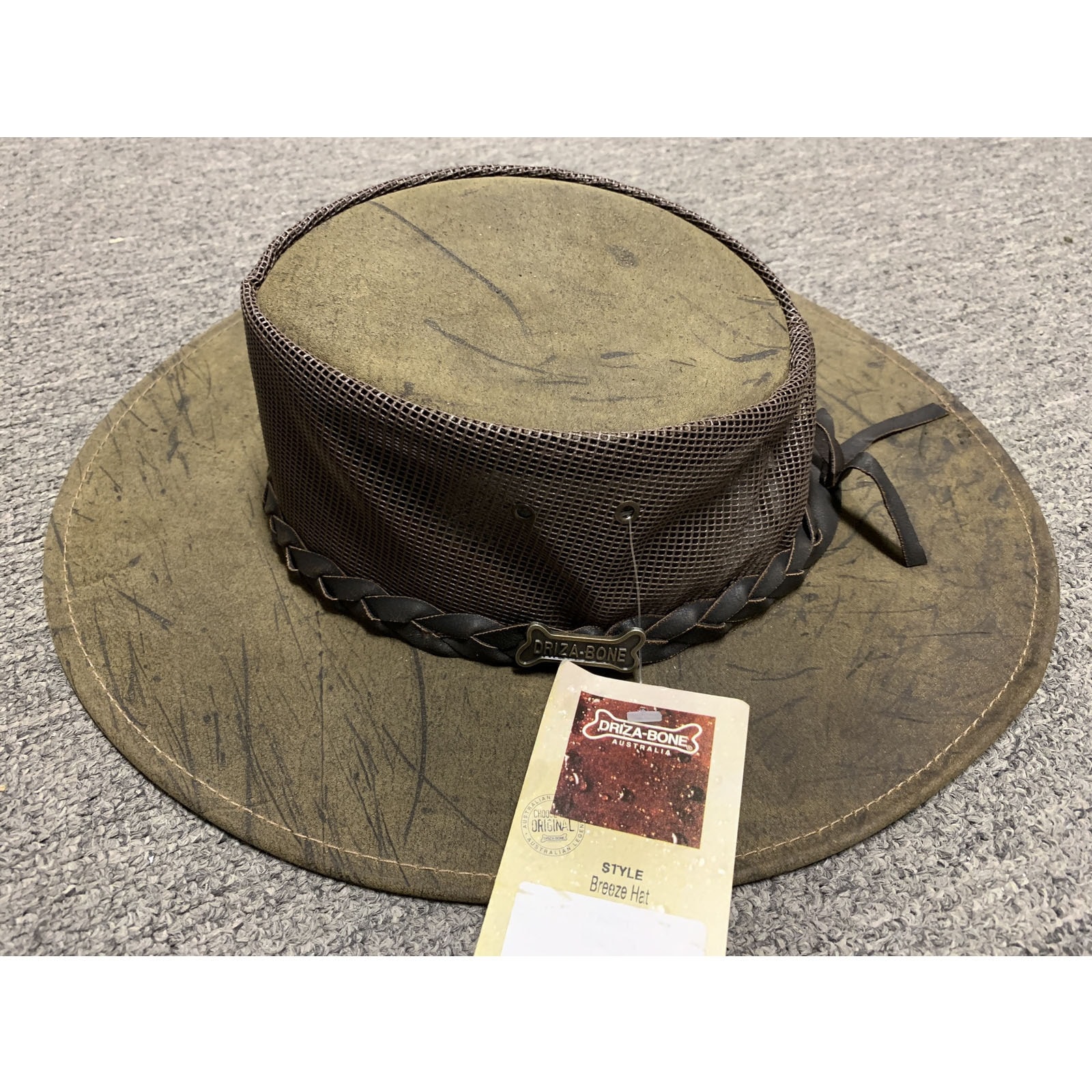 driza bone leather hat