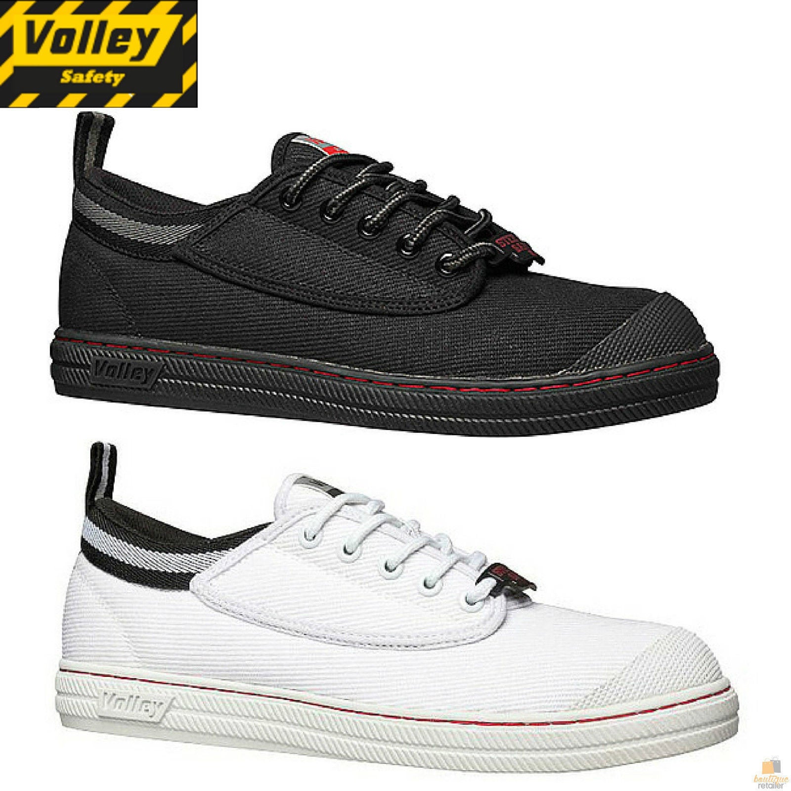 volley steel cap shoes
