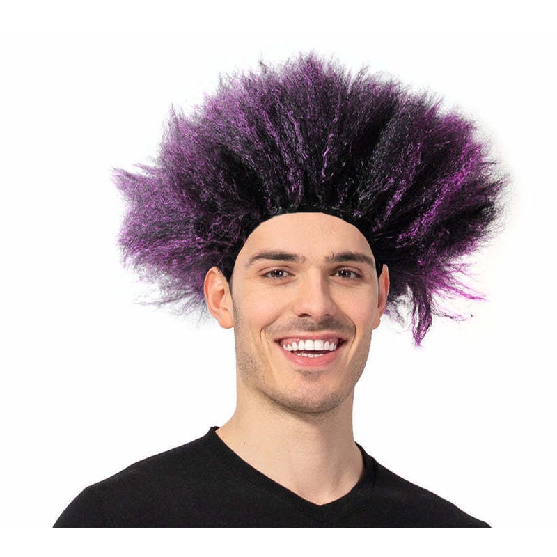 Buy Explosion Wig for Costume Party - Purple/Black - MyDeal