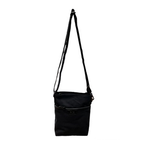 FIB Byron Cotton Canvas Sling Bag Shoulder Travel - Black