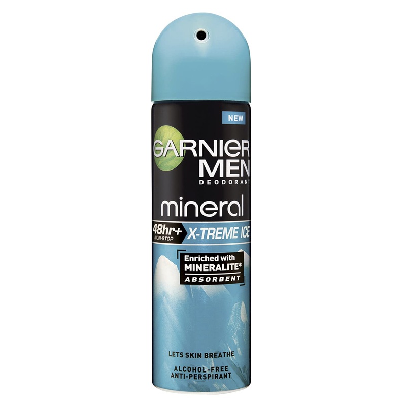 Buy Garnier Mineral Men Deodorant XTreme Ice Aerosol Antiperspirant