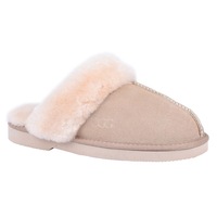 GROSBY Doe Womens Moccasin Sheepskin Slipper UGG Scuff Slip On Moccasins Ladies