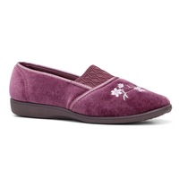 GROSBY SASHA (GA) Ladies Slippers Comfy Shoes Slip On Moccasins Warm Flats