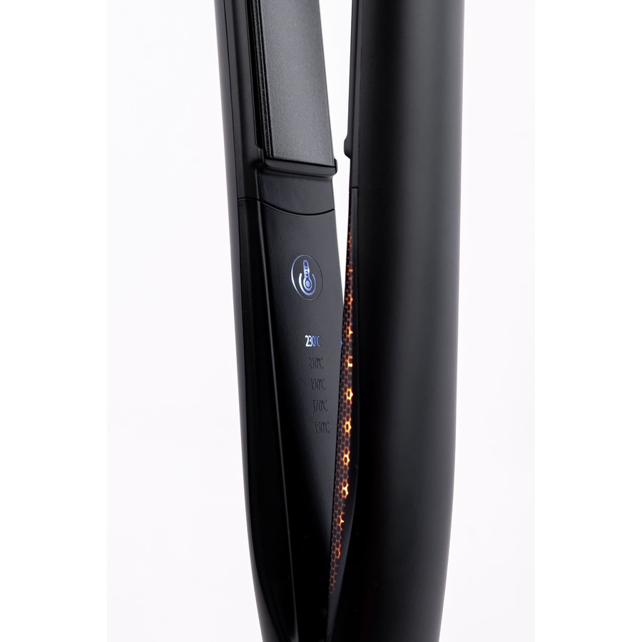 H2D Opulence Professional Ionic Hair Straightener w/ LED Mirror in Satin Black