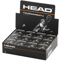 HEAD Tournament Squash Ball Advanced Training Competition Bulk Dozen - 12 Balls
