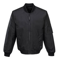 HUSKI Mens Quilted Combat Bomber Waterproof Jacket Windproof Workwear Coat