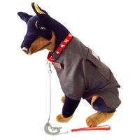 JACARU Wax Oil Skin Cotton Dog Coat Jacket Fully Lined Windbreaker Winter Vest