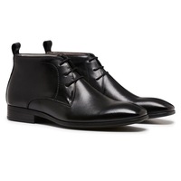JULIUS MARLOW HUB Leather Boots Dress Work Formal Business Shoes Chukka