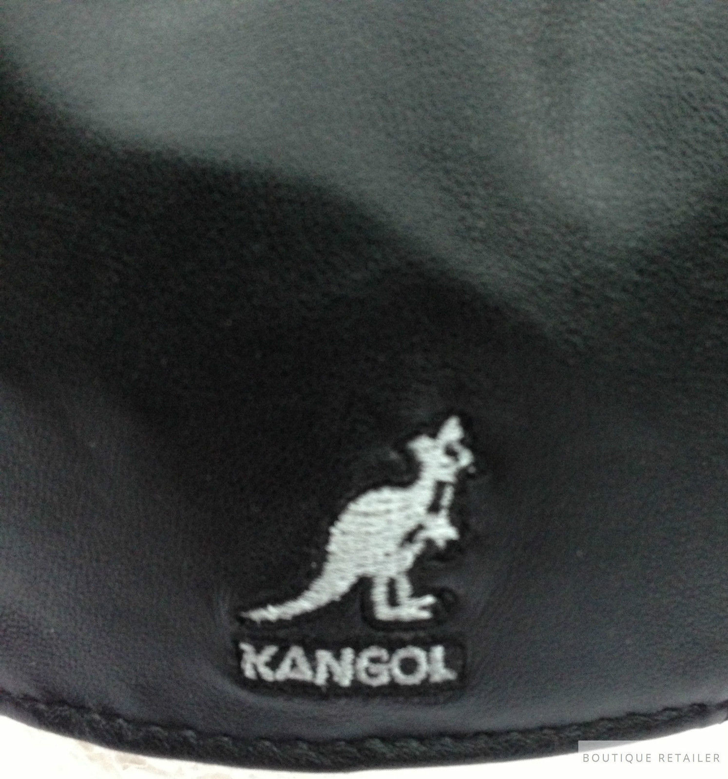 KANGOL 100% Leather Galaxy Ivy Cap 