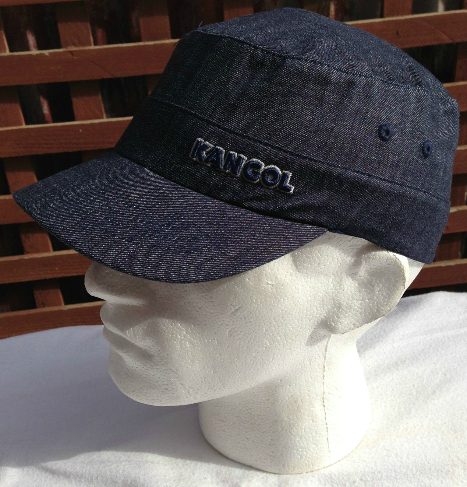 kangol denim hat