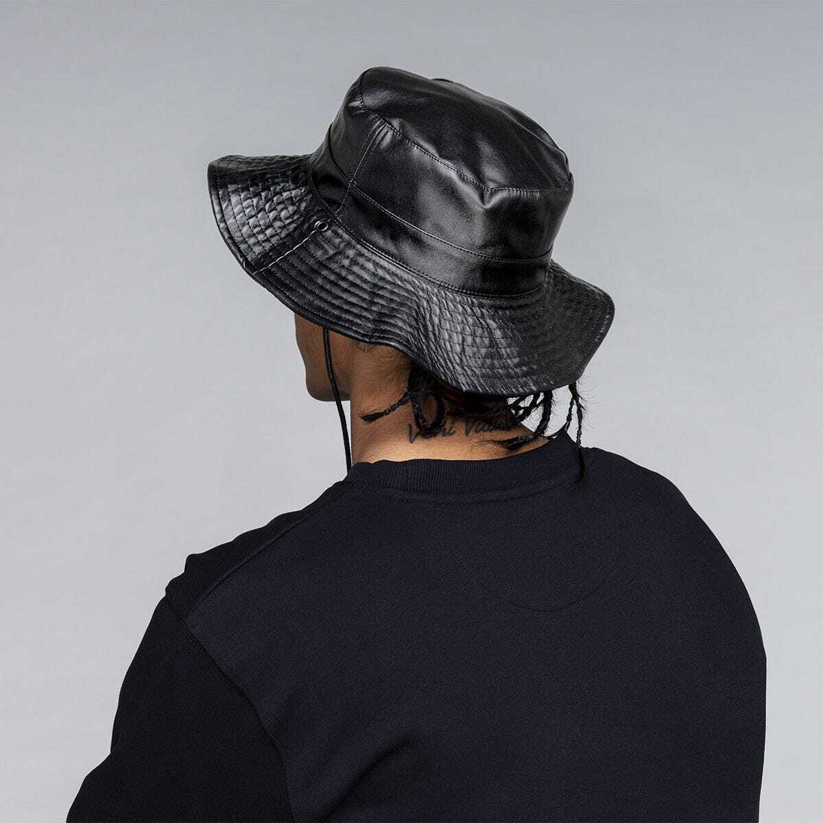 Kangol Faux Leather Reversible Bucket 