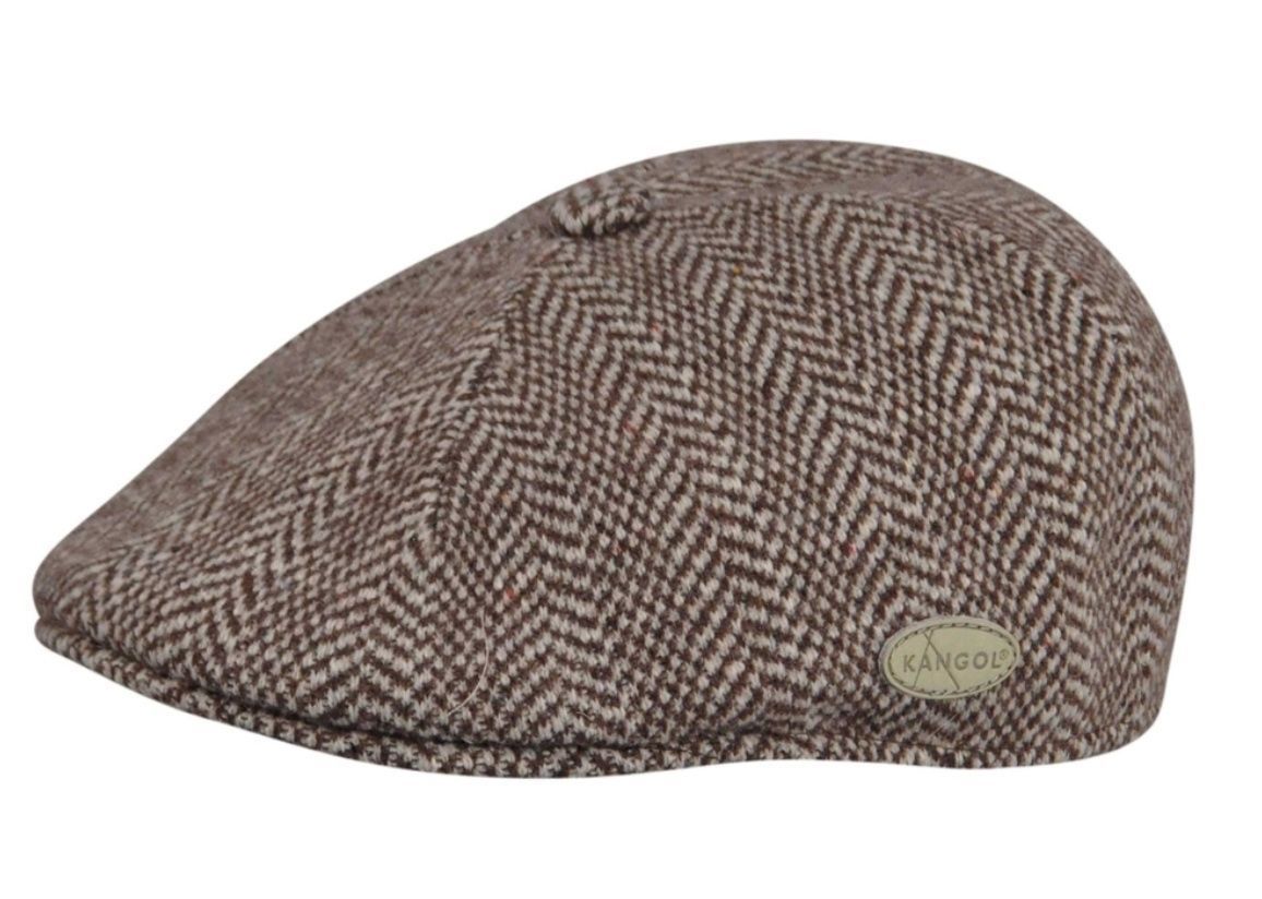 KANGOL Herringbone 507 Ivy Cap K1221CO sboy Driving Winter Hat Wool Blend