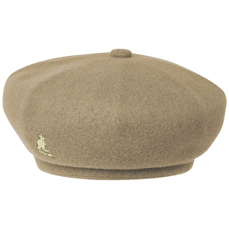 Buy Kangol Mens Classic Wool Jax Beret Hat High Fashion - Tan - MyDeal