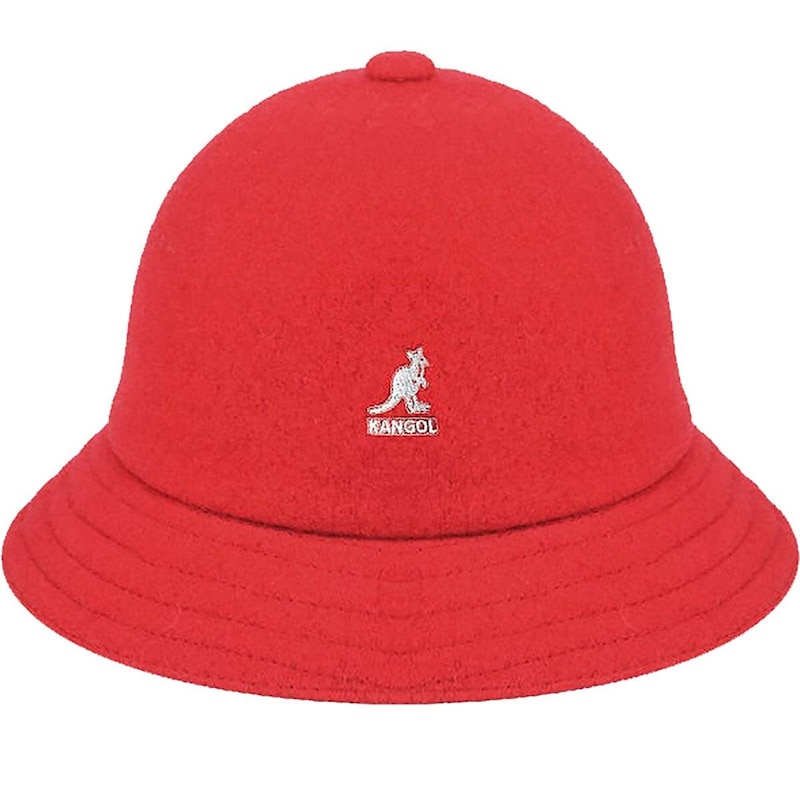 Buy Kangol Wool Casual Unisex Bucket Hat Winter Warm Fashion Cap Red