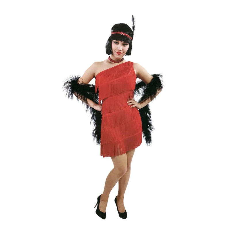 Buy Ladies Flapper Costume Charleston Gatsby Chicago Fancy Dress Party ...