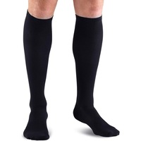 Lewis N. Clark Compact Travel Compression Socks Anti Fatigue Support - Black - One Size
