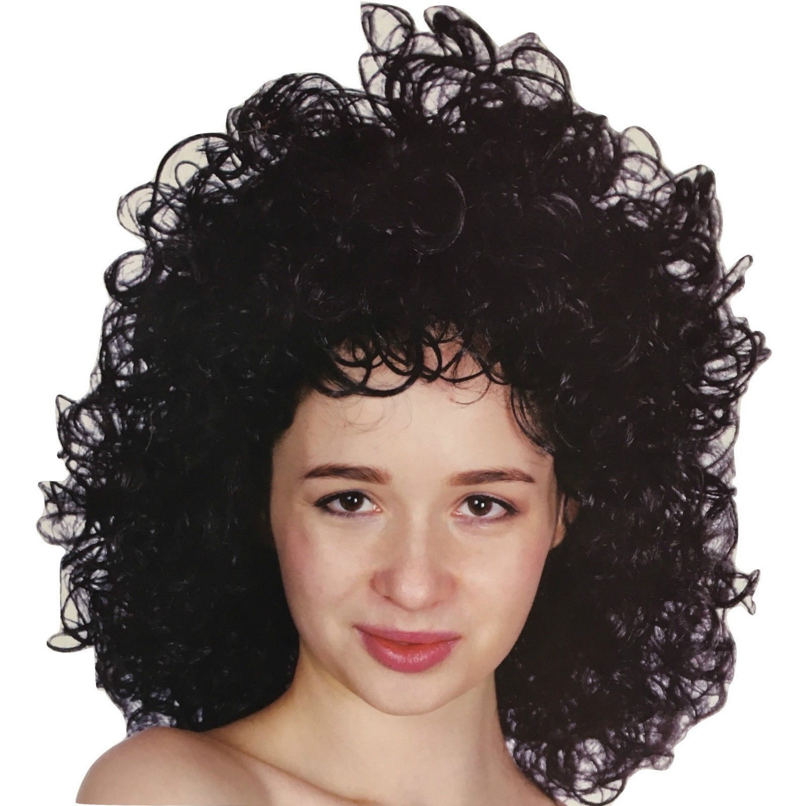 LONG CURLY WIG Hair Costume Cosplay Party Wavy Fancy Dress Ladies Accessory