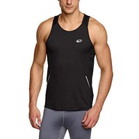 Lotto Mens Xride II BS Tank Top Tennis Sports Gym - Shark Grey