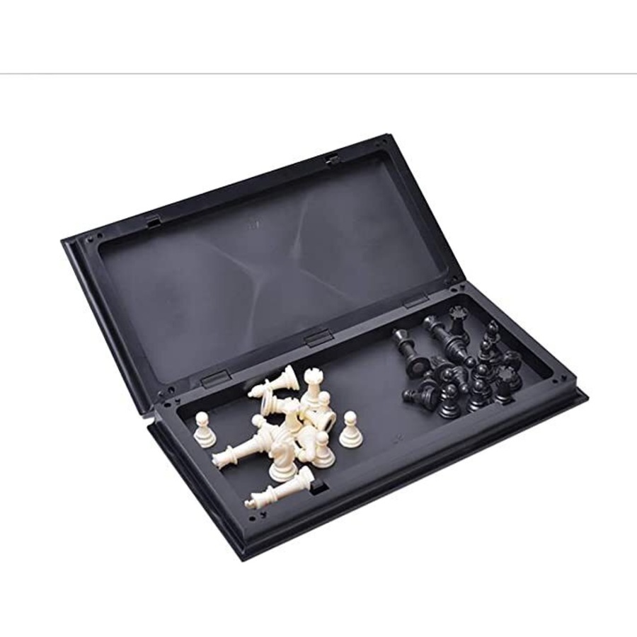 Magnetic Portable Travel Chess Game Set Folding Board Game Chessboard - 16 x 16cm