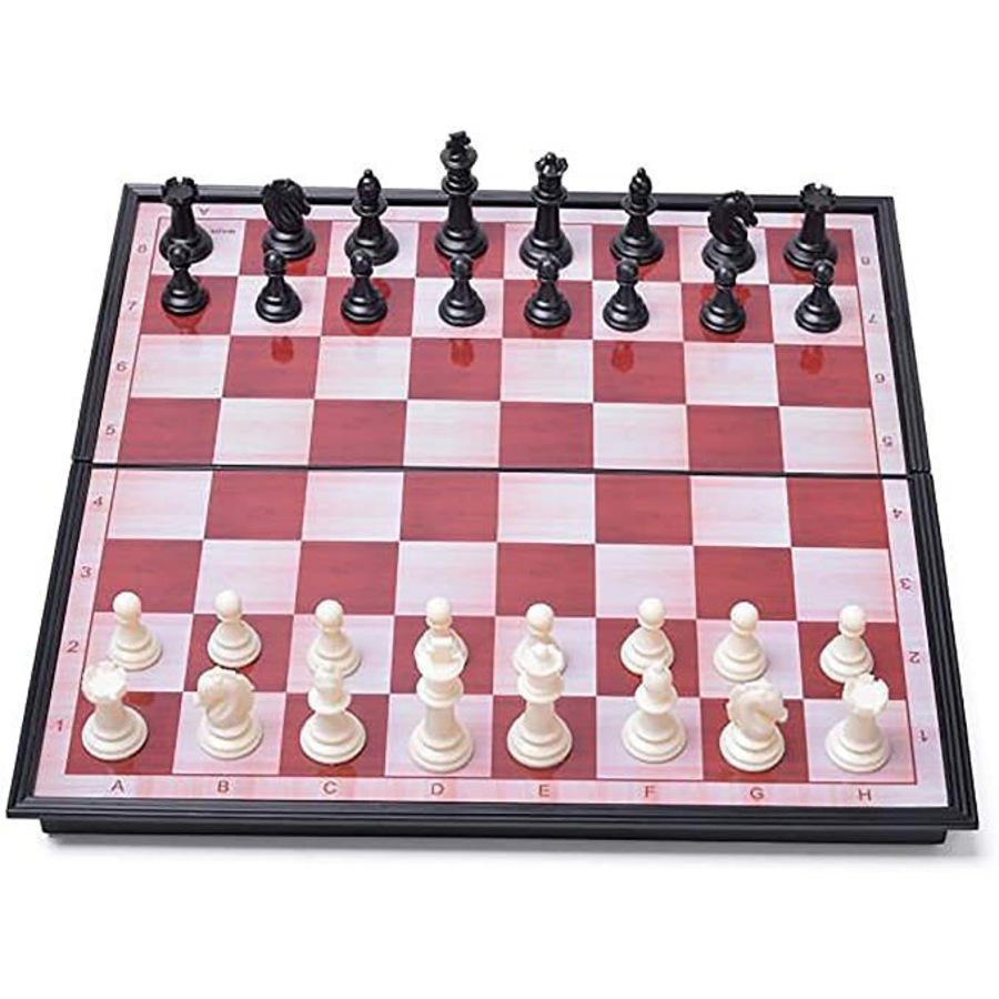 Magnetic Portable Travel Chess Game Set Folding Board Game Chessboard - 16 x 16cm
