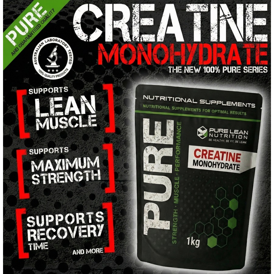 1KG Creatine Monohydrate Powder HPLC Tested Gym Workout Enhancer Micronised Supplement