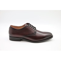 Massa Valentino Mens Leather Shoes Formal Work Business - Burgundy