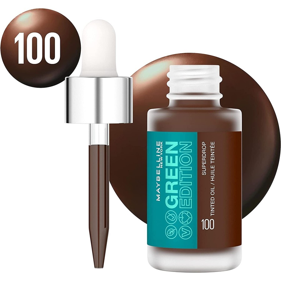 Maybelline Green Edition Superdrop Tinted Oil Foundation – Shade 100