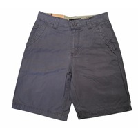 Mens 100% Cotton Drill Shorts Summer Casual Quality - Grey